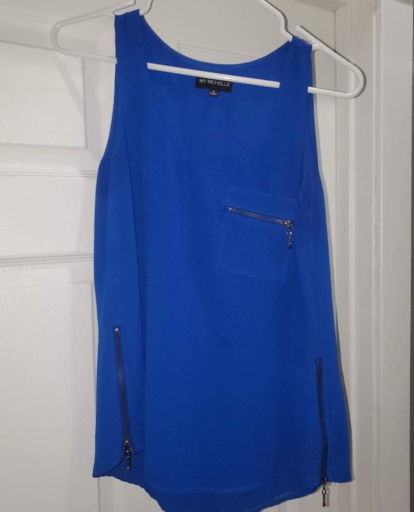My Michelle blue blouse